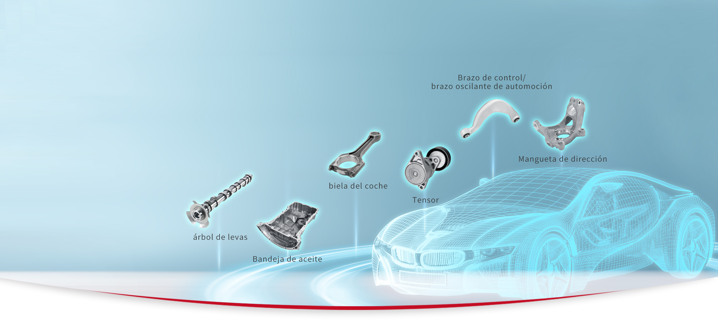 Piezas del autom&oacute;vil